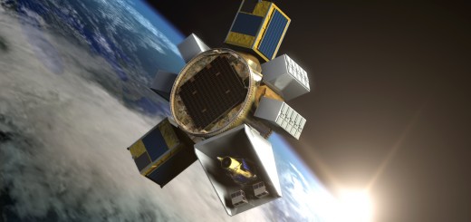 Rappresentazione artistica dello space tug multi-payload Sherpa di Spaceflight Industries Credit: Spaceflight Industries