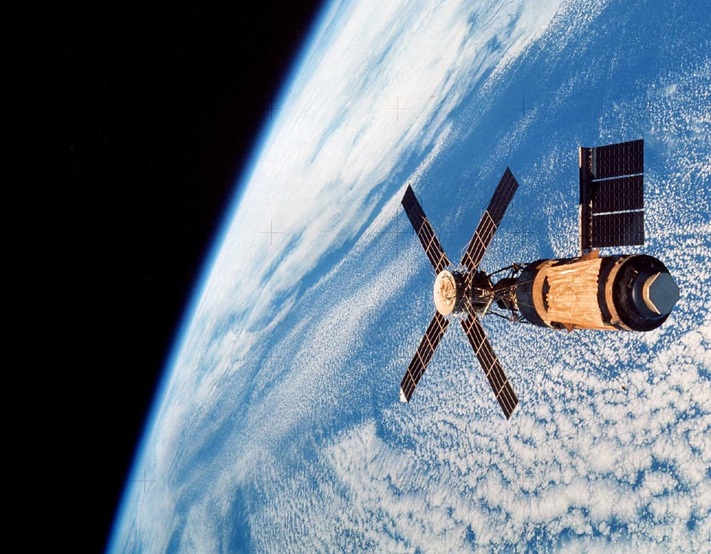 Lo Skylab. Fonte: NASA, scansione di Kipp Teague