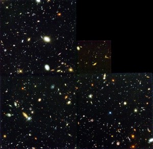 la Hubble Deep Field. (C) NASA