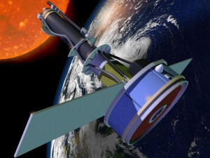 Rendering artistico di IRIS in orbita. (c) NASA