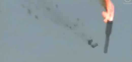 L'esplosione di un Proton-m IL 2 luglio 2013. Fonte Tsenki TV