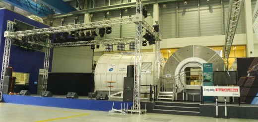 Il mockup di Columbus all'EAC dell'ESA a Colonia. Fonte: Samantha Cristoforetti