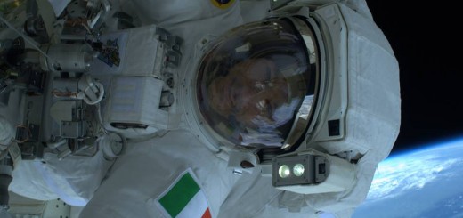 Luca Parmitano durante la prima EVA (NASA/ESA)