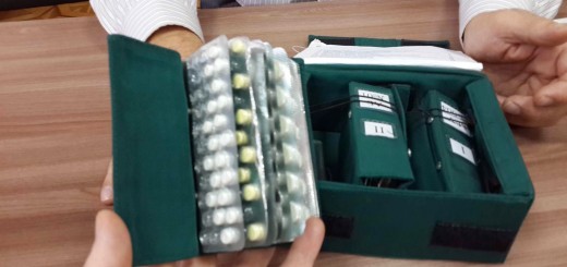 La cassetta dei medicinali della Soyuz. Fonte: Samantha Cristoforetti