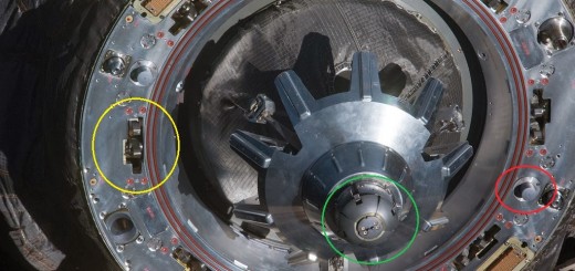 Il meccanismo di docking di una Soyuz. Fonte: NASA