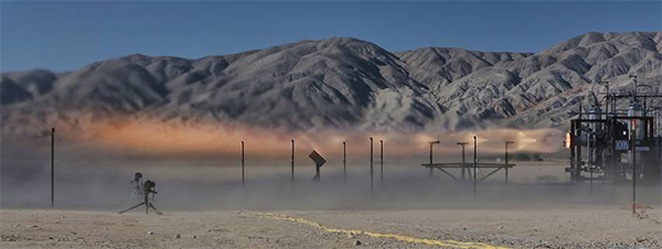 Il test del Launch Abort Engine per la capsula CST-100. Credit: Aerojet Rocketdyne.