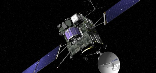 Artist view of ESA's Rosetta cometary probe. Credit: ESA - J. Huart