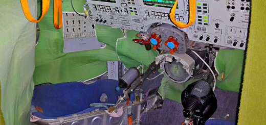 Il simulatore di docking Soyuz a Star City. Fonte: Samantha Cristoforetti