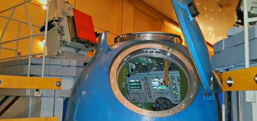 Il simulatore di volo manuale Soyuz a Star City. Fonte: Samantha Cristoforetti