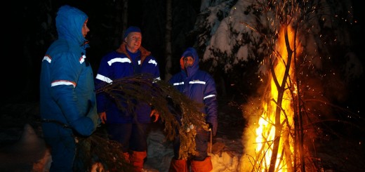 L'addestramento alla sopravvivenza invernale di Samantha Cristoforetti. Fonte: Gagarin Cosmonaut Training Center