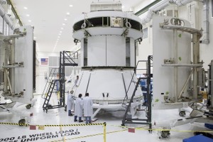 Il mockup del modulo di servizio per la missione EFT-1