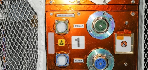Il pannello di controllo dei liquidi dell'ATV. Credit: NASA