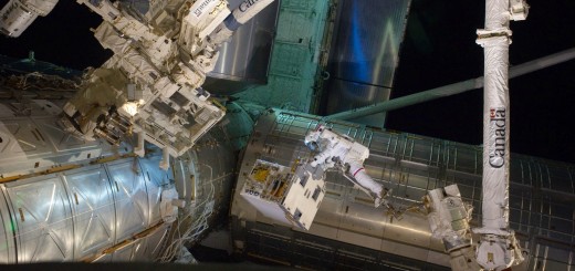 Una EVA per la sostituzione di un modulo pompa della ISS. Credit: NASA