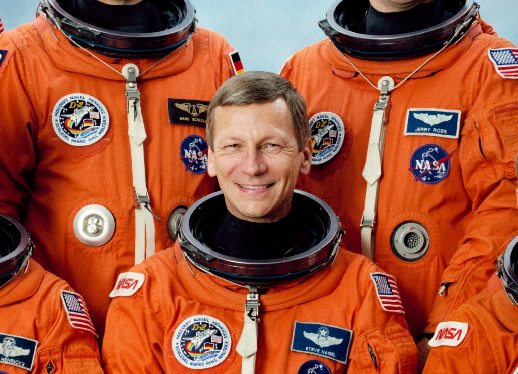 Il comandante di STS-55 Steven Nagel. Credit: NASA