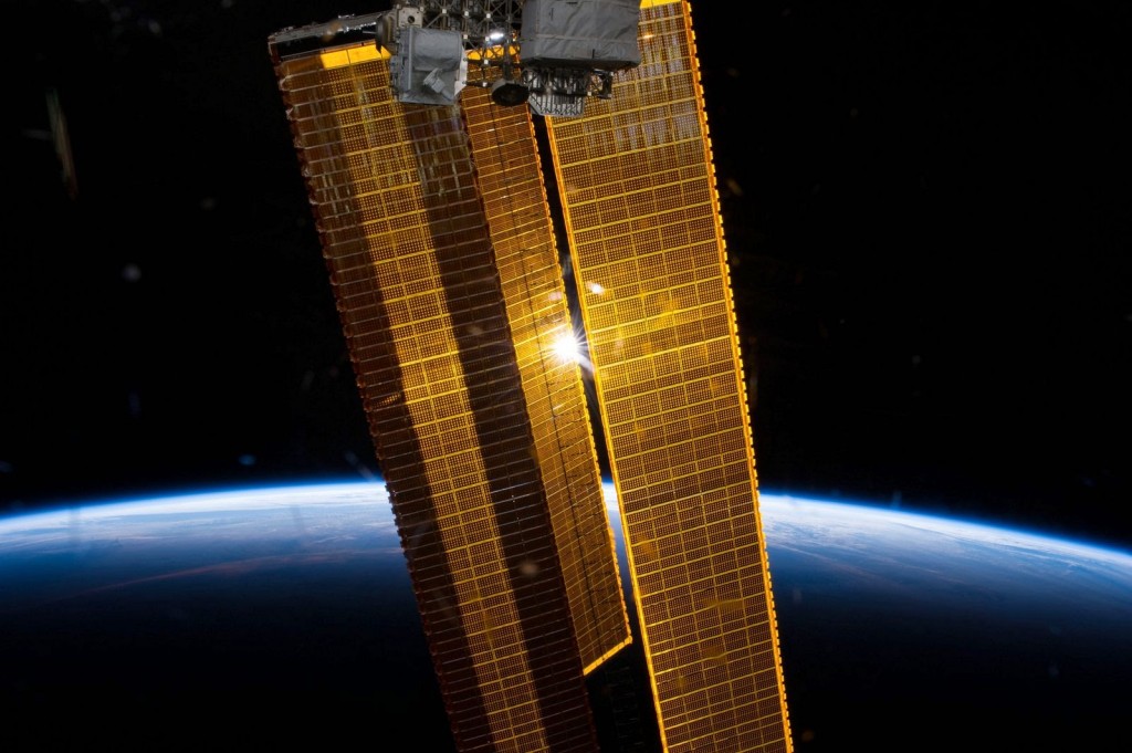 I pannelli solari della ISS. Credit: NASA