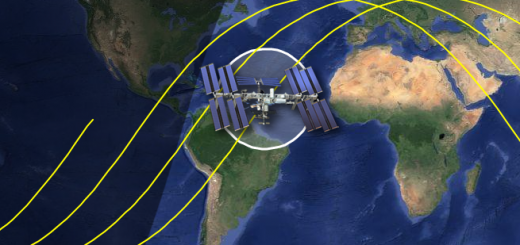 La ground track della ISS. Credit: ISSTracker