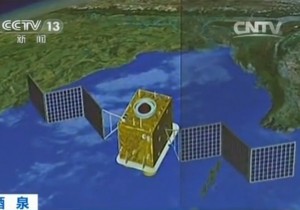 Rappresentazione pittorica di un satellite della serie Shijian-11 - Credit: CCTV