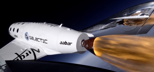 Lo SpaceShipTwo nel terzo volo supersonico. Image credit: Virgin Galactic.