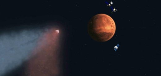 Siding Spring in avvicinamento a Marte