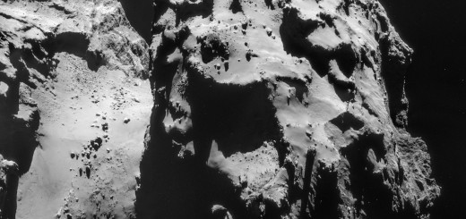 La cometa 67P/Churyumov-Gerasimenko ripresa da Rosetta il 9 dicembre 2014