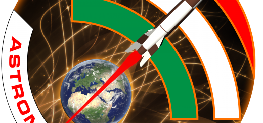 Il logo di AstronautiNEWS. credit: Riccardo Rossi/ISAA