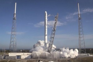 Test statico del vettore Falcon 9 - fonte: SpaceX