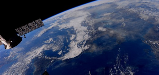 L'Italia vista dalla ISS fotografata da Samantha Cristoforetti. Credit: ESA/NASA