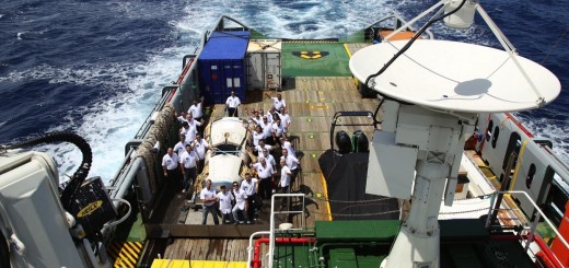 IXV a bordo della nave Nos Aries dopo il recupero. Image Credit: ESA