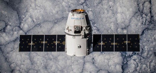 La Dragon CRS-5 che è rimasta attraccata alla ISS fra gennaio e febbraio 2015. Credit: SpaceX