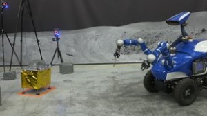 Rover durante l'avvicinamento alla task board