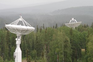 Alcune antenne dell'Alaska Satellite Facility