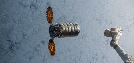 Il cargo Cygnus in avvicinamento alla ISS Credits: NASA