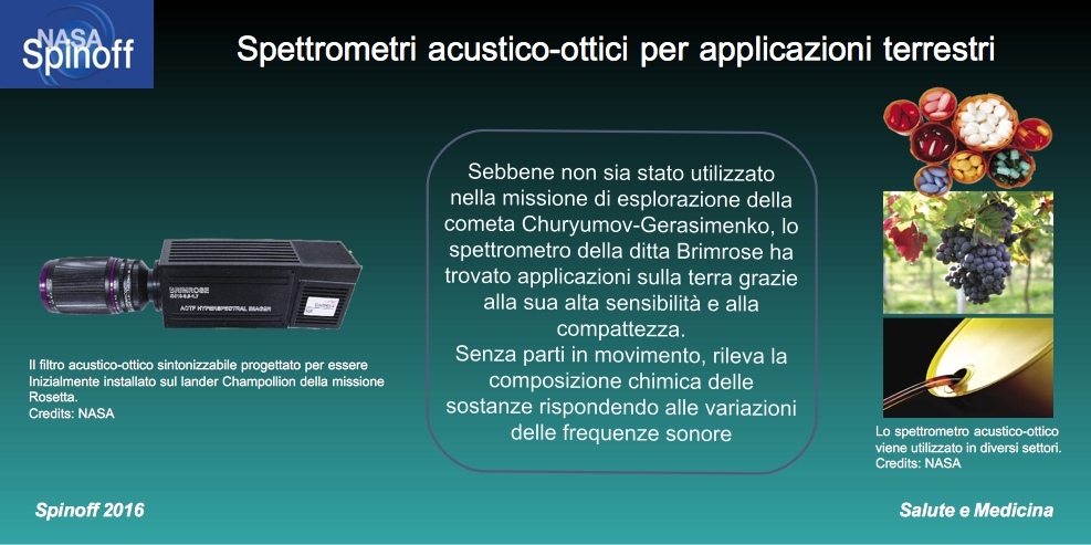 Spettrometri acustico-ottici per applicazioni terrestri © NASA / Veronica Remondini