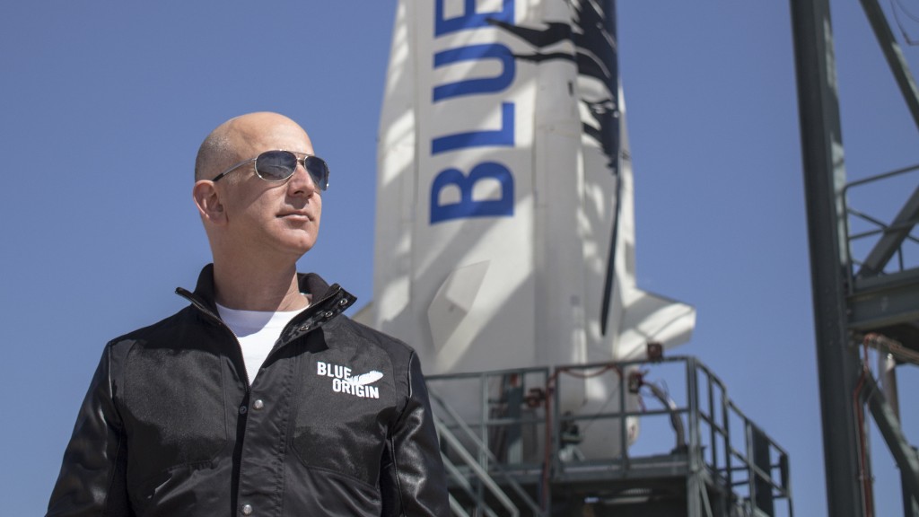 Jeff Bezos. Credit: Blue Origin