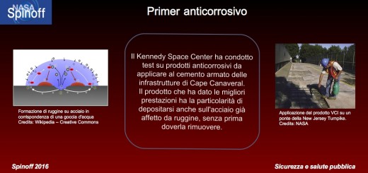 Primer anticorrosivo © NASA / Veronica Remondini