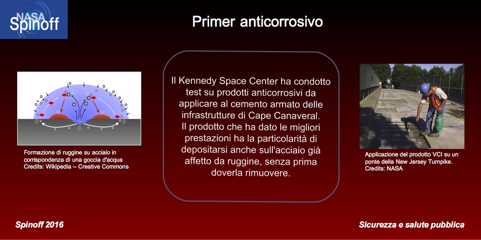 Primer anticorrosivo © NASA / Veronica Remondini