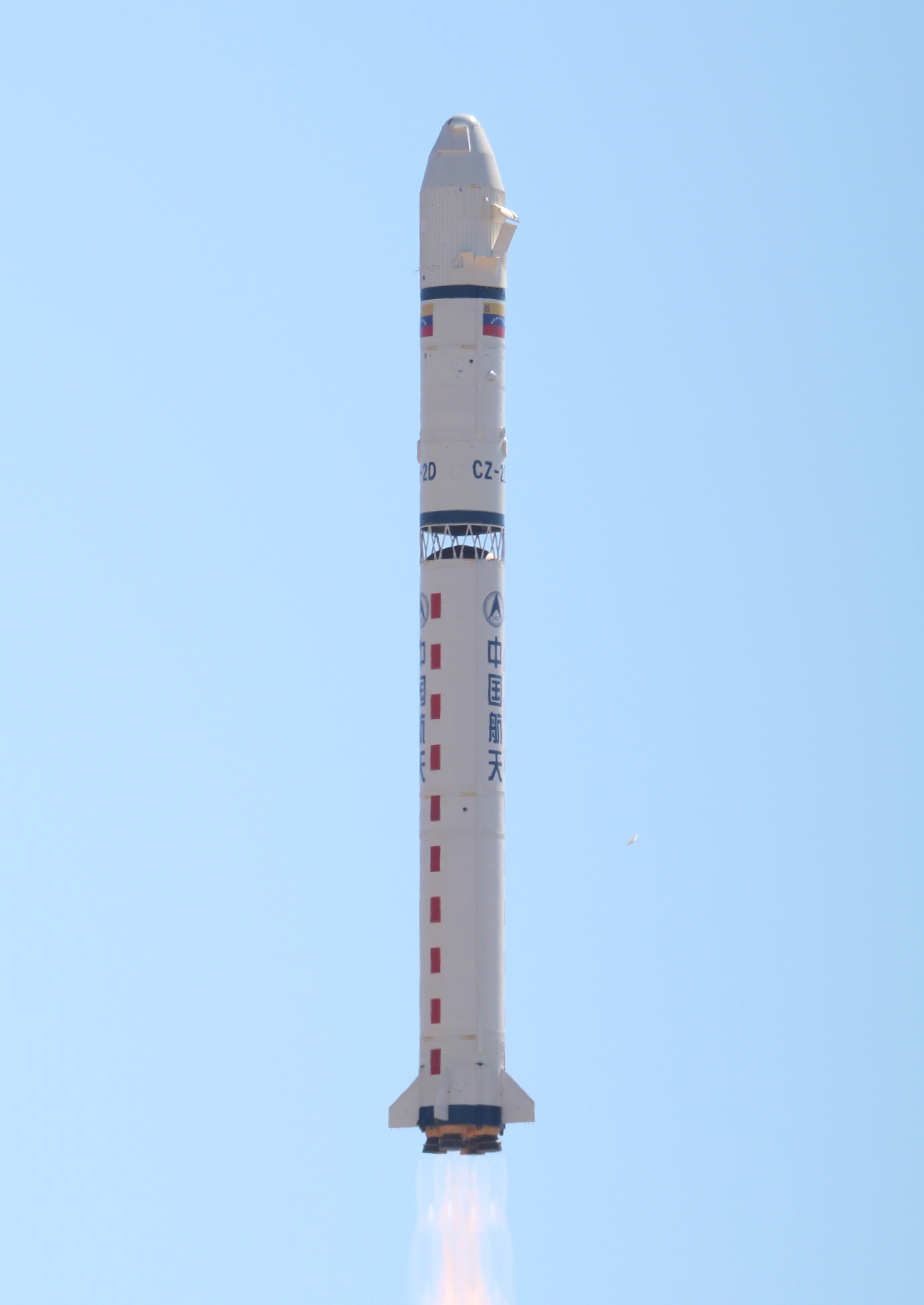 Il vettore Lunga Marcia 2D durante il lancio del satellite venezuelano VRSS-1 / Miranda il 28 settembre 2012 Credits: Cristóbal Alvarado Minic
