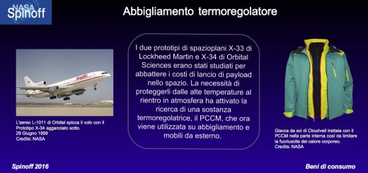 Abbigliamento termoregolatore © NASA / Veronica Remondini