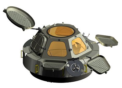 Il modulo Cupola in computergrafica - Credits: ESA / D.Ducros