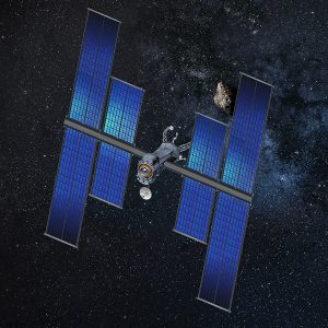 Un satellite commerciale di SSL equipaggiato con i pannelli ROSA