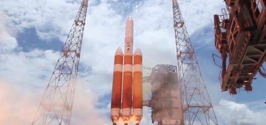 Il decollo di un razzo Delta 4 Heavy con a bordo il satellite NROL-37. Credits: ULA