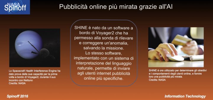 A sinistra Immagine di Nettuno e Voyager 2, al centro breve sunto dell'articolo, a destra immagine di un mouse ed una tastiera