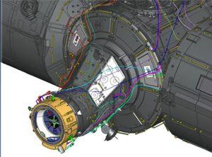 Posizioneamento di IDA-2 su PMA-2. Credit: NASA.