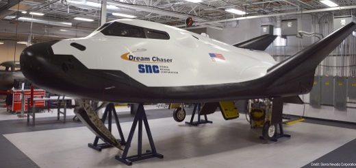 Il prototipo del Dream Chaser pronto per la spedizione. Credits: SNC