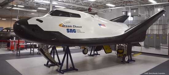 Il prototipo del Dream Chaser pronto per la spedizione. Credits: SNC
