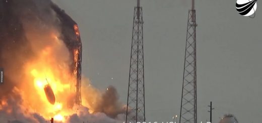 L'esplosione del Falcon 9. (C) USLaunchReport.com