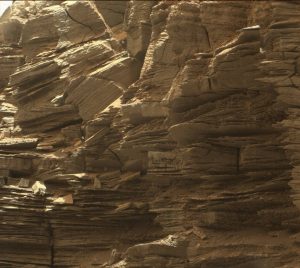 Ripresa ravvicinata delle Murray Buttes riprese da Curiosity durante il sol 1454. Credit: NASA/JPL-Caltech/MSSS