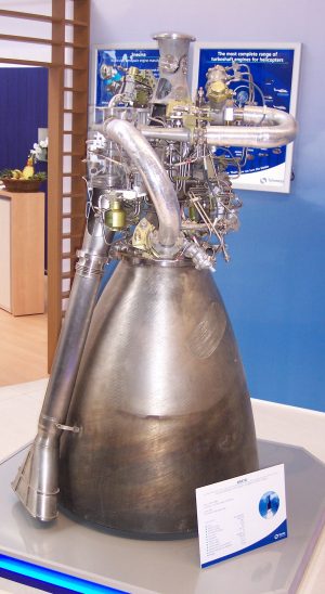 Il motore HM7B in esposizione. Credits: Wikipedia