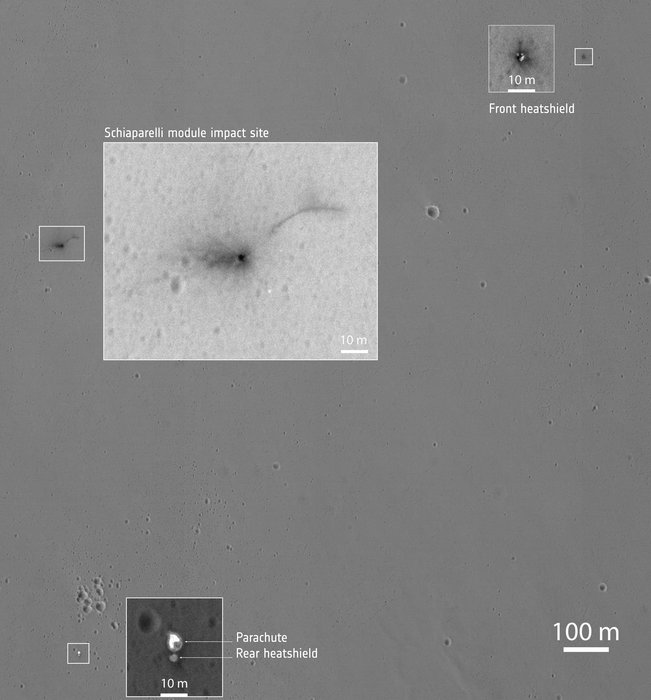 La nuova immagine ripresa dalla camera HiRISE di MRO