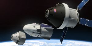 CST-100 Starliner, Crew Dragon ed Orion. Credit http://for-all-mankind.tumblr.com/post/132021557916/okan170-us-space-fleet-2020-cst-100-dragon